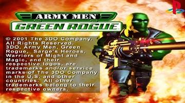 Army Men : Green Rogue - Opening and 1st Mission | Playstation Shoot 