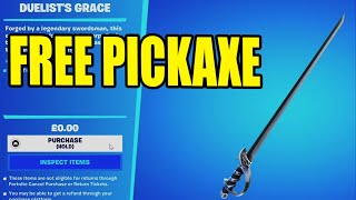 FREE DUELISTS GRACE PICKAXE in Fortnite