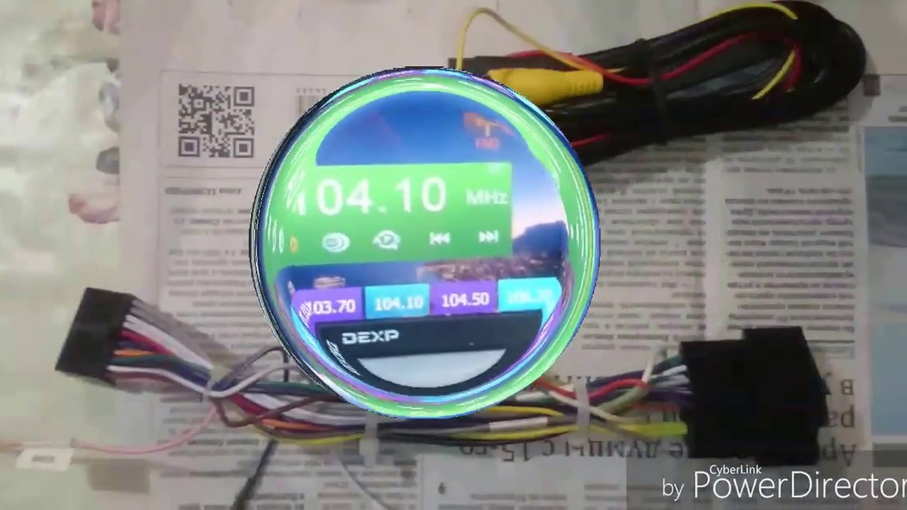 Как установить видеорегистратор для 2din магнитолы