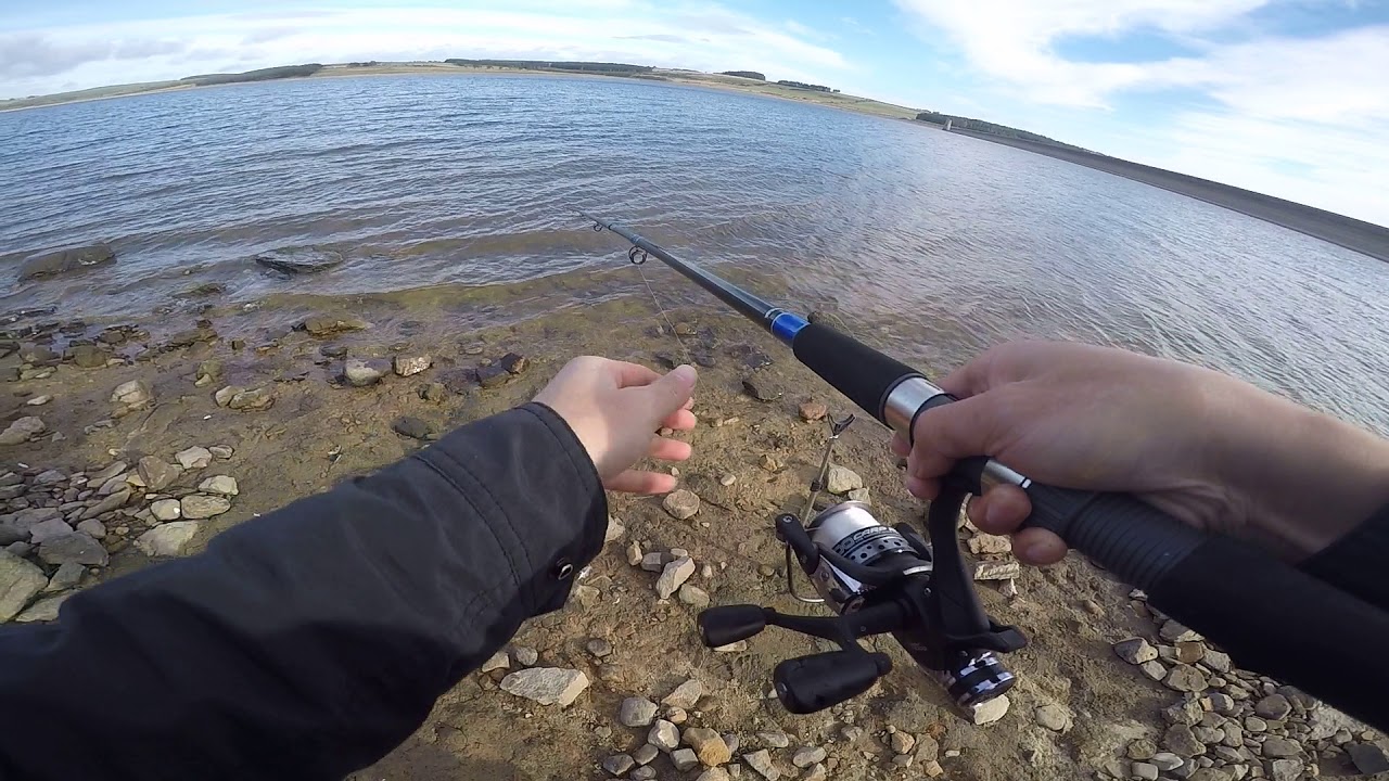 Fishing for rainbow trout at Derwent Reservoir (County Durham) YouTube