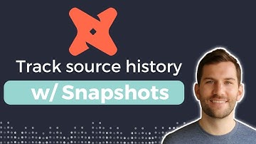 Hoe u dbt-snapshots kunt gebruiken om de gegevensgeschiedenis bij te houden