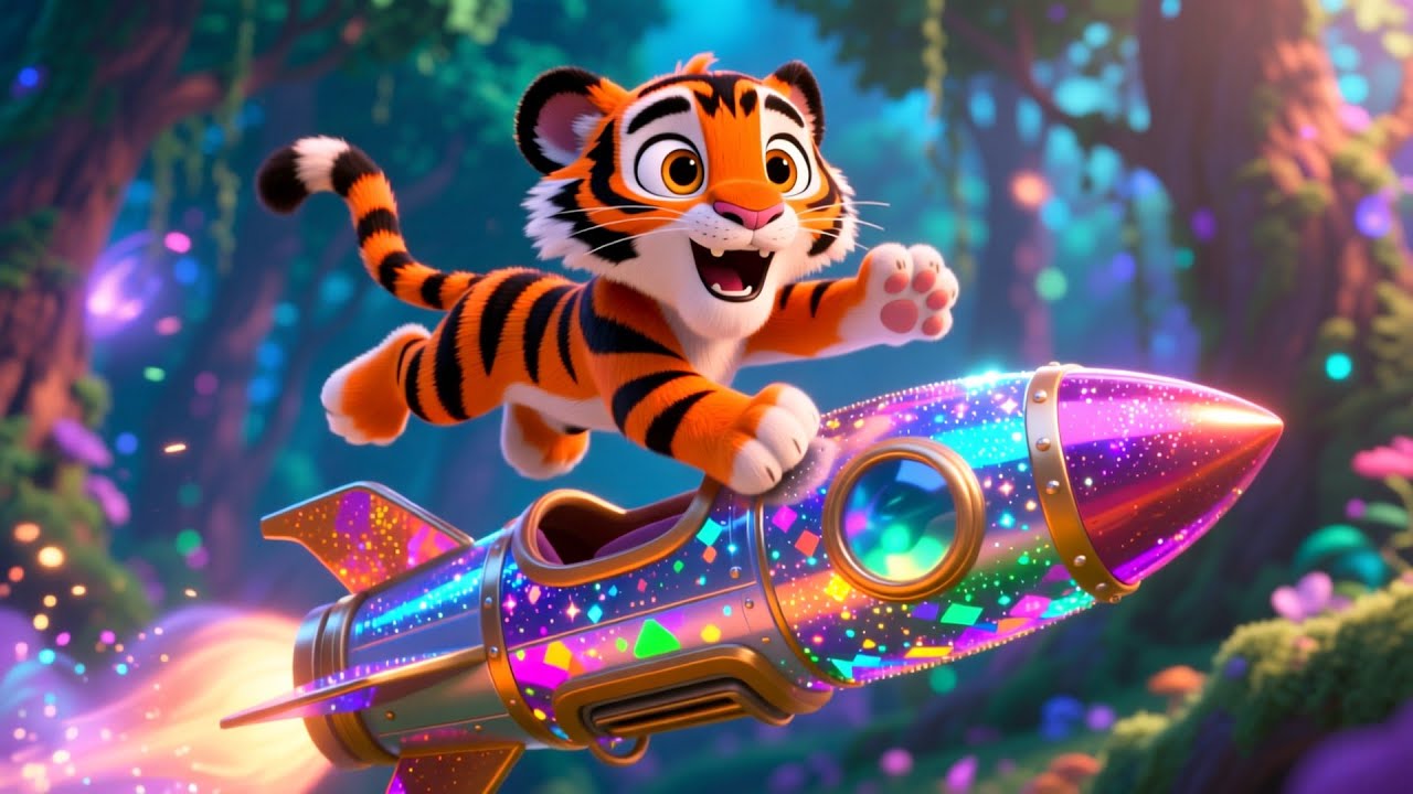 Zoom Zoom, Tiger Cub 🐯🚗 | Fun Kids Learning Song | Toddler Animal Adventure