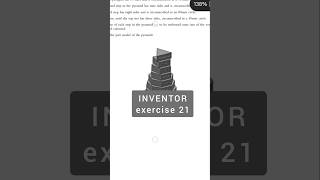 3D modelling basics in autodesk inventor ep21 #inventor
