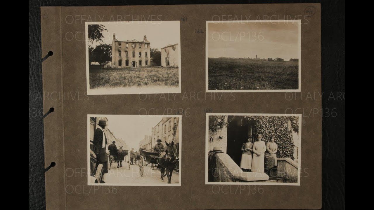 Presentation of Leinster Regiment photographic album to Offaly Archives.