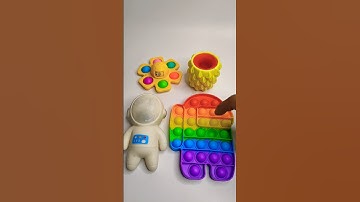 Crazy Popit and fidget work!  #satisfying #squishy #frog #funny #trend #kineticsand