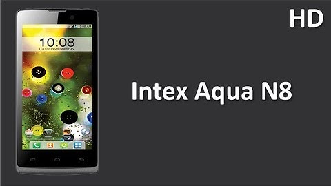 Intex Aqua N8 Price Specification Review with 4.5 Inch Capacitive Touch Screen OGS Display and 8 MP