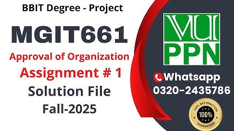 MGIT661 Project 1 Assignment 1 solution fall 2025 #mgit661 #bbit #project