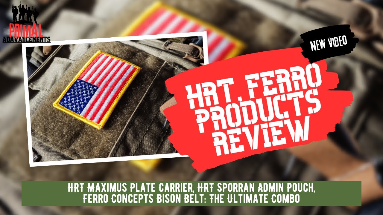 HRT Maximus, HRT Sporran Admin Pouch, Ferro Concepts Bison Belt: The Ultimate Combo