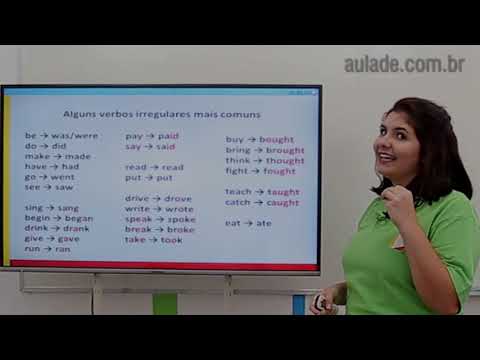 Inglês - Simple past: irregular verbs