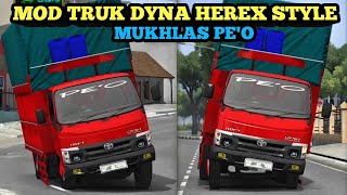 MOD BUSSID‼️ MOD TRUK DYNA HEREX MUKHLAS PO BUSSID LATEST 2025