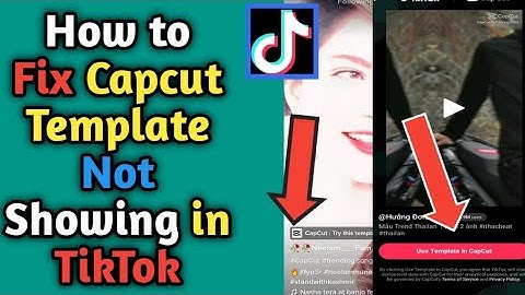 CapCut Template Not Showing In TikTok I How To Fix CapCut Template Not Showing In TikTok 2023
