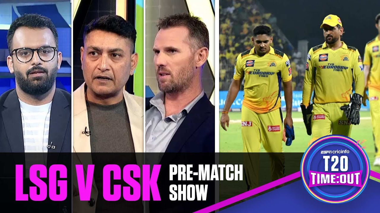 Can CSK bounce back after consecutive losses? | T20 Time:Out Live | LSG vs CSK Pre-Match Show