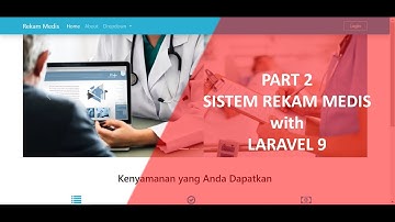 PART 2 - SISTEM REKAM MEDIS LARAVEL 9 - SETUP TEMPLATE DASHBOARD ADMIN KE LARAVEL 9