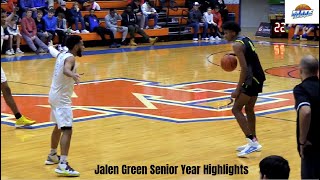 #1 NBA Draft Pick In 2021 JALEN GREEN Senior Year Highlights