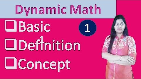 Dynamics Maths :  Kinematics  In Hindi for Bsc | Msc Entrance | Engineering math