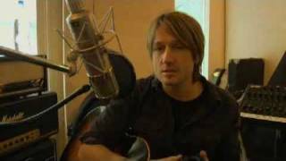 Keith Urban recording "Standing Right In Front Of You"