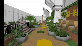 Simio Model Walkthrough: Binghamton University Green Space Design