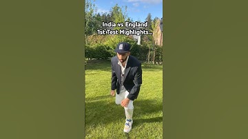 India vs England 1st Test Highlights… #cricket #englandcricket #indiacricket #viratkohli