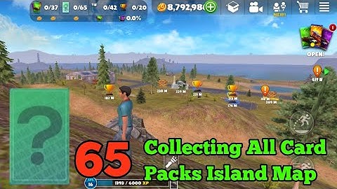 Collecting All Card Packs Island Map Off The Road - ISLAND 🏝 👌 Open Driving Simulator Gameplay  🏝