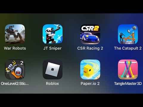 War Robots Jt Sniper Csr Racing 2 The Catapult 2 One Level 2 Roblox Paper Io 2 Tanglemaster3d Youtube - roblox sniper icon
