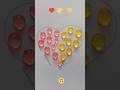 ♥️➕💛Colours mixing fun#entertainment#art#trending#satisfying#viralshort#water drops#heart👑