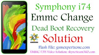 Symphony i74 Damage Emmc Change Video Solution || Emmc Repair Jtag || Skynet Team