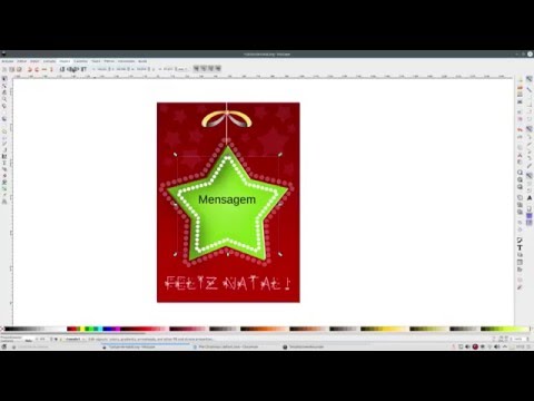 Curso online Artes Gráficas com Softwares Livres – Cartão de Natal