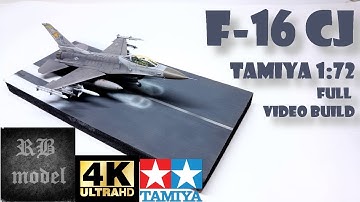 F-16 FIGHTING FALCON - TAMIYA 1/72 - FULL VIDEO BUILD