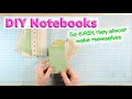 DIY NOTEBOOKS 📚 So EASY they almost make themselves |  Ft. Phomemo Mini Printer Review
