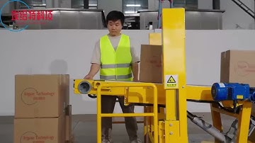 A new conveyor for container loading and unloading, suitable for E-commerce warehouses and logistics