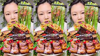 Lets Eat With Jin Braised Pork & Pork Ribs Feast So Delicious