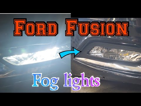2017 Ford Fusion How To Install Fog Lights Step By Step Led Youtube 