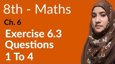 8th Class Math, Factorization,Simultaneous Equations Ex 6.3 Q 1 to 4 - 8th Class Maths
