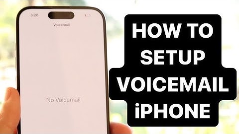 How To Setup Voicemail On ANY iPhone! (2023)