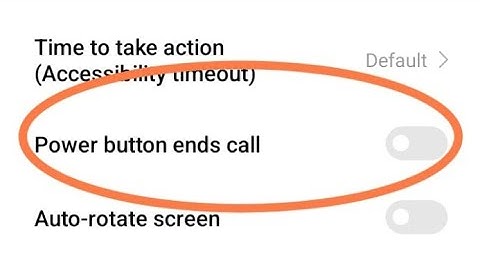 redmi A2 Mein power button end call Kaise off Kare, how to off power button end call