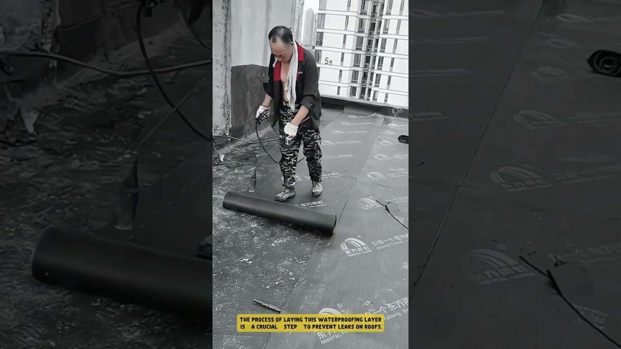 Installation of Waterproofing Membrane for Leak-Proof Concrete Roofs