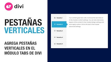 Cómo agregar pestañas verticales en el módulo tabs por defecto de divi sin plugins