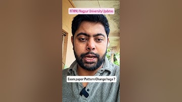 Will the exam paper pattern change? RTMNU Nagpur University