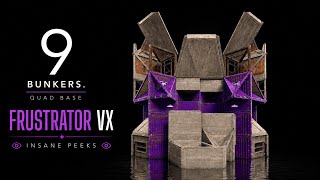 FRUSTRATOR VX| Double Bunker Floor-stacked *Quad* Rust Base Design