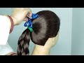 सिर्फ एक क्लचर से बनाएं चोटी का आसान सुन्दर हेयर स्टाइल Wedding F Saree/ Easy Hairstyles F Long Hair