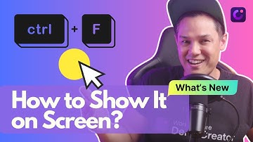 How to Show Keystrokes & Cursor Highlights When Recording Screen?