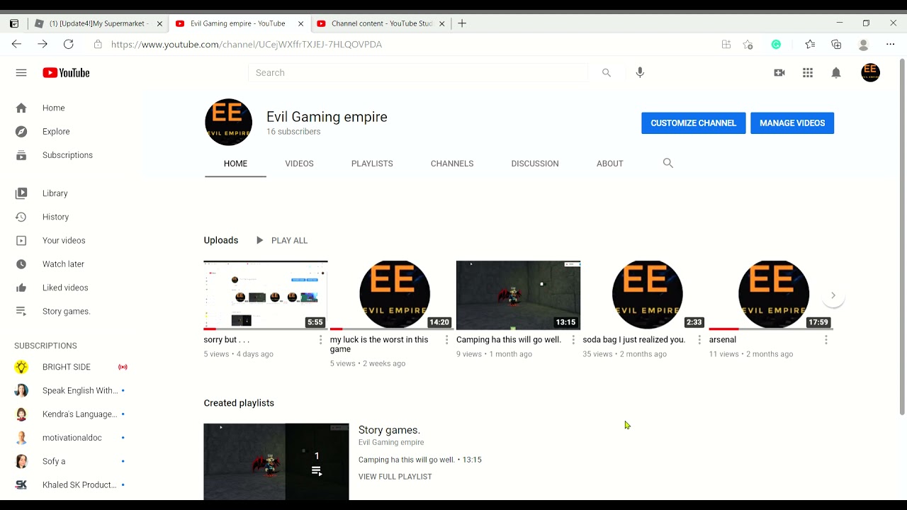 Evil Gaming empire r.i.p