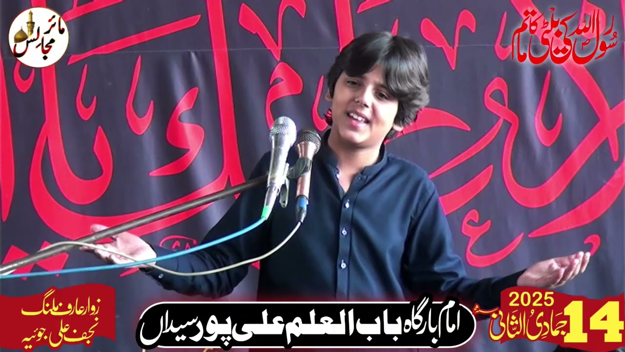 Zakir Abdullah Abbas Bhatti || Majlis 14 Rabi ul Sani 2025 Ali Pur Syedan Jhang || Mair Majalis