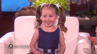 [Eng-Vietsub]  Thiên tài nhí Brielle khiến bạn phải nể phục với hiểu biết hóa học: Ellen Show (P. 1)