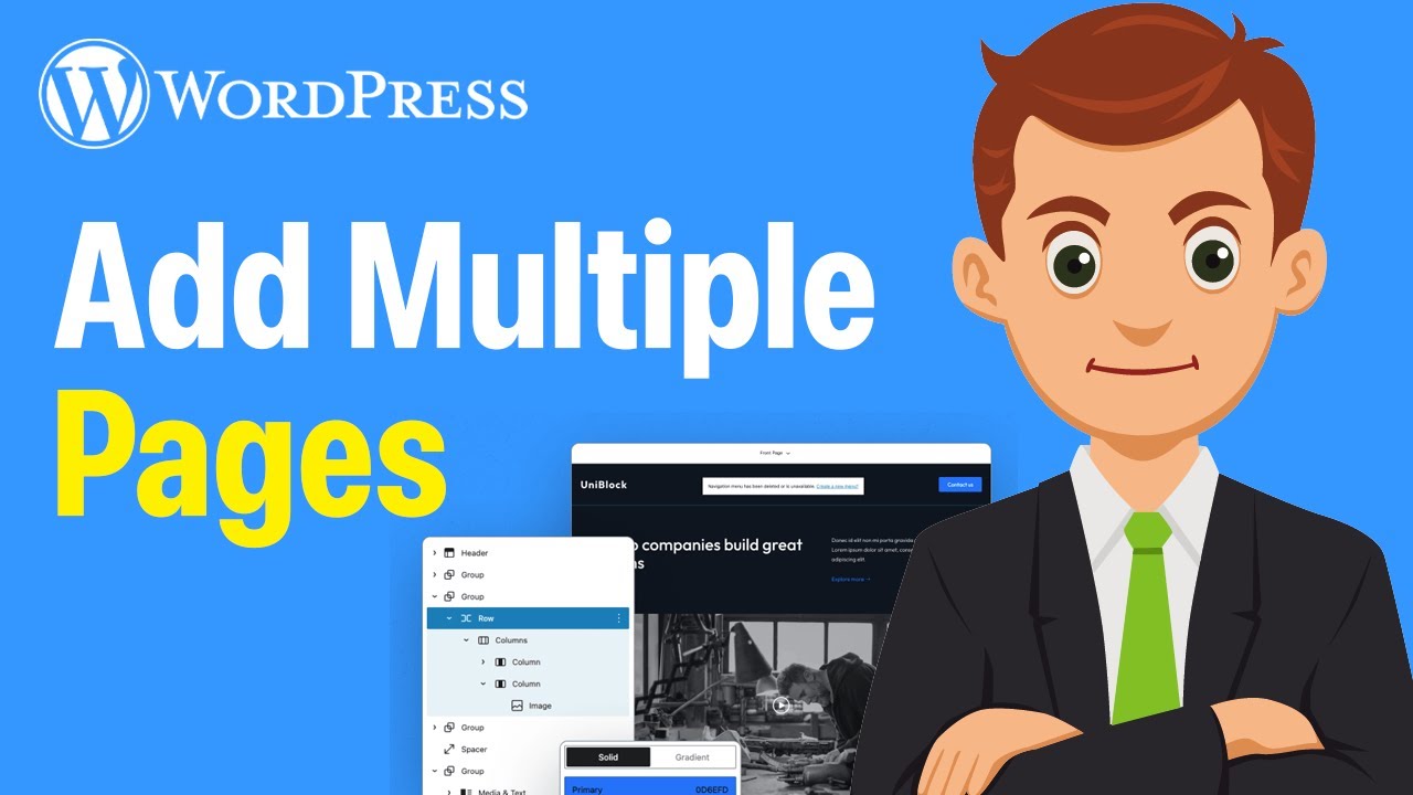 How To Add Multiple Pages On A Wordpress Site - Step By Step (2026 ...