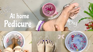 DIY pedicure at HOME 🫧🦶🏻🧽✨|| Clean • Soft • Glowy 🌟 || 🎀|| relaxing ||🎀 screenshot 3