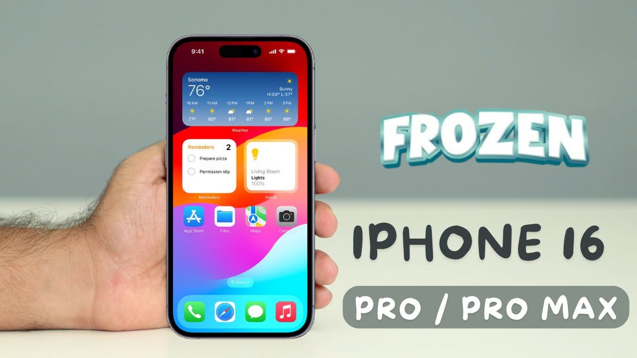 iPhone 16 Pro/16 Pro Max Screen is Frozen or Unresponsive? How to Fix ...