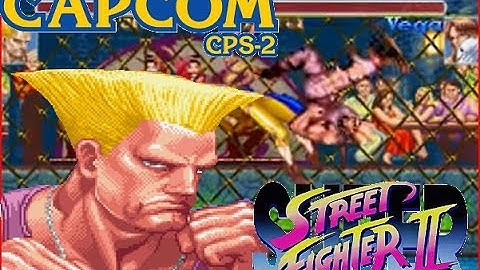 Super Street Fighter 2X Turbo Guile Lev8 2:0 Playthrough