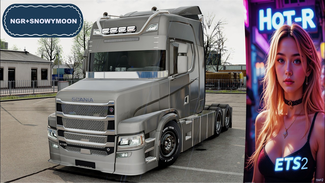 ETS 2-1.58 🚚: QUPER MAP COMBO |дождь и бесконечная трасса. ничего не хочу ! буду гнать велосипед✅