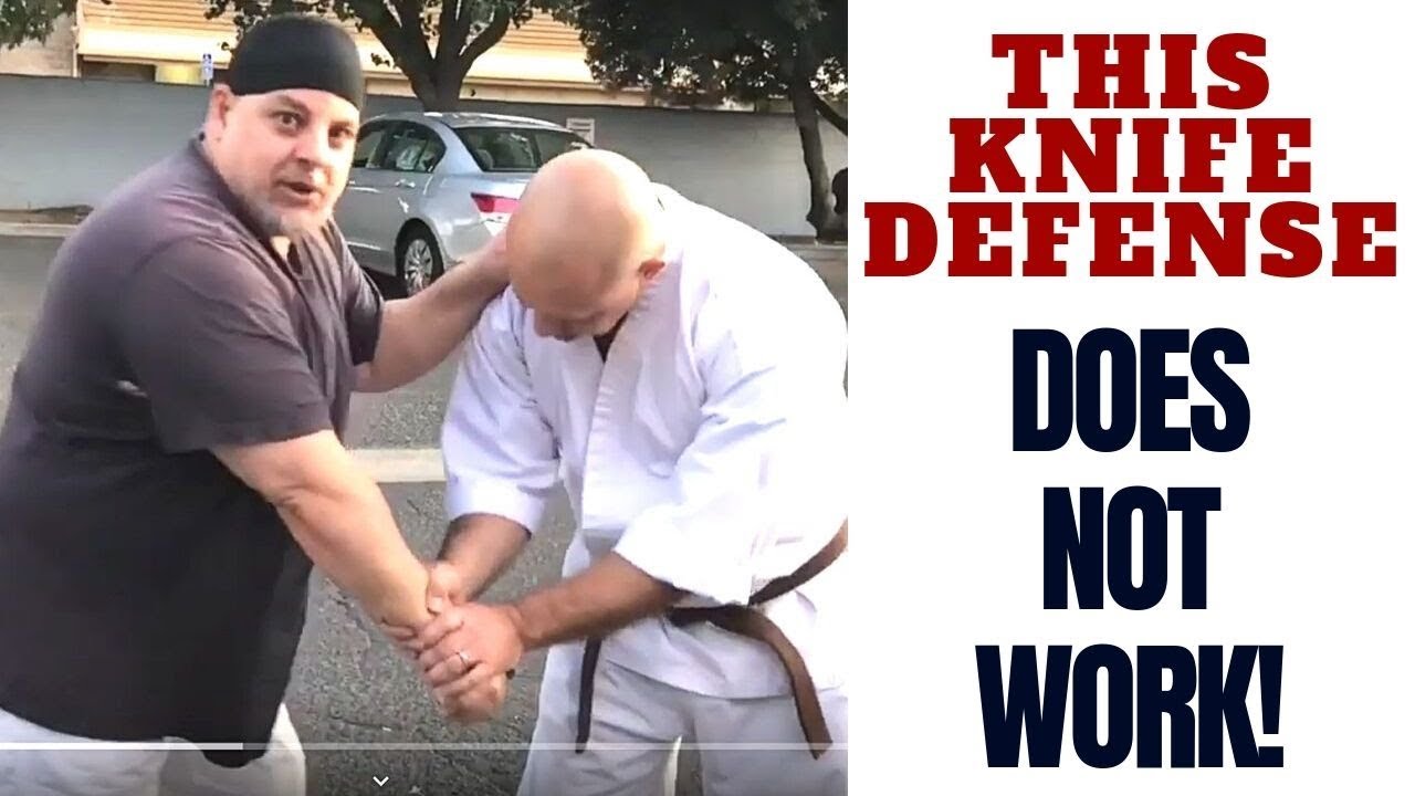 This popular knife defense DOES NOT WORK! YouTube